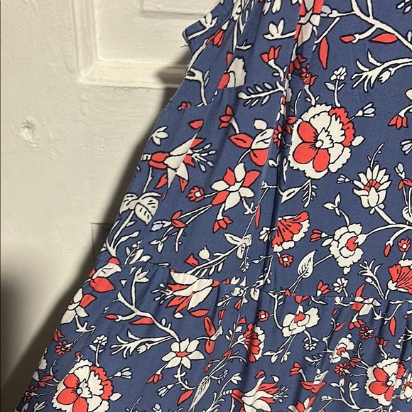 Old Navy Floral Sleeveless Blue Dress - Picture 3 of 9